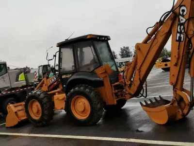 Radlader USA Backhoe Loader Used Case 580m with Good Condition